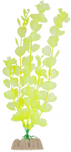 Растение пластиковое флуоресцентное, желтый